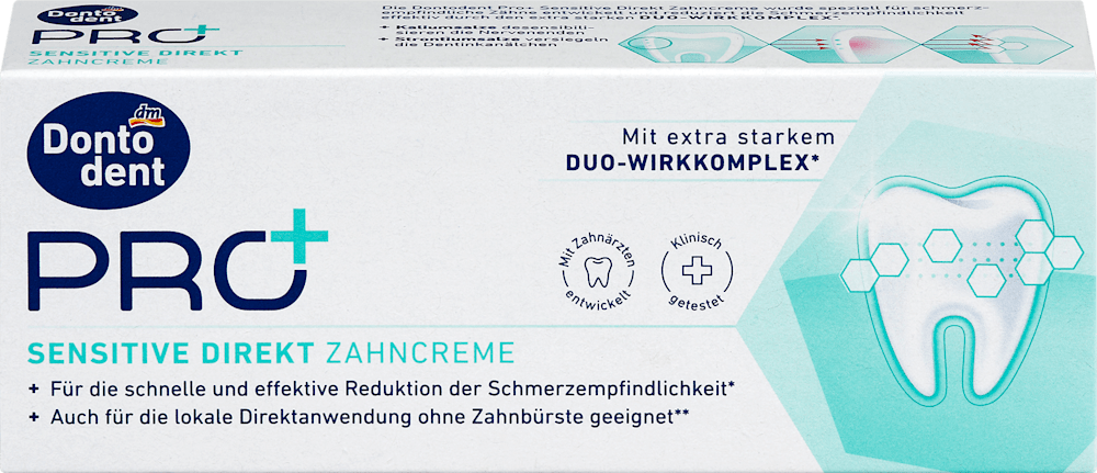 Pasta za zube DONTODENT Pro+ sensitive 75ml-slika