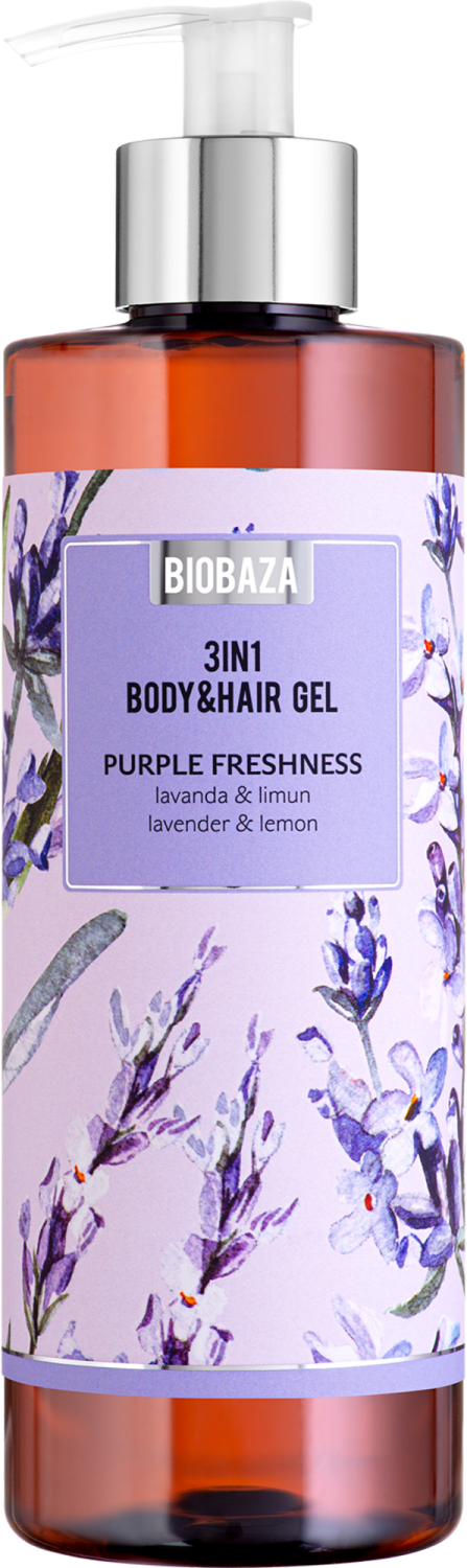 GEL TUŠ BIOBAZA 3U1 LAV/LIMUN 400-slika