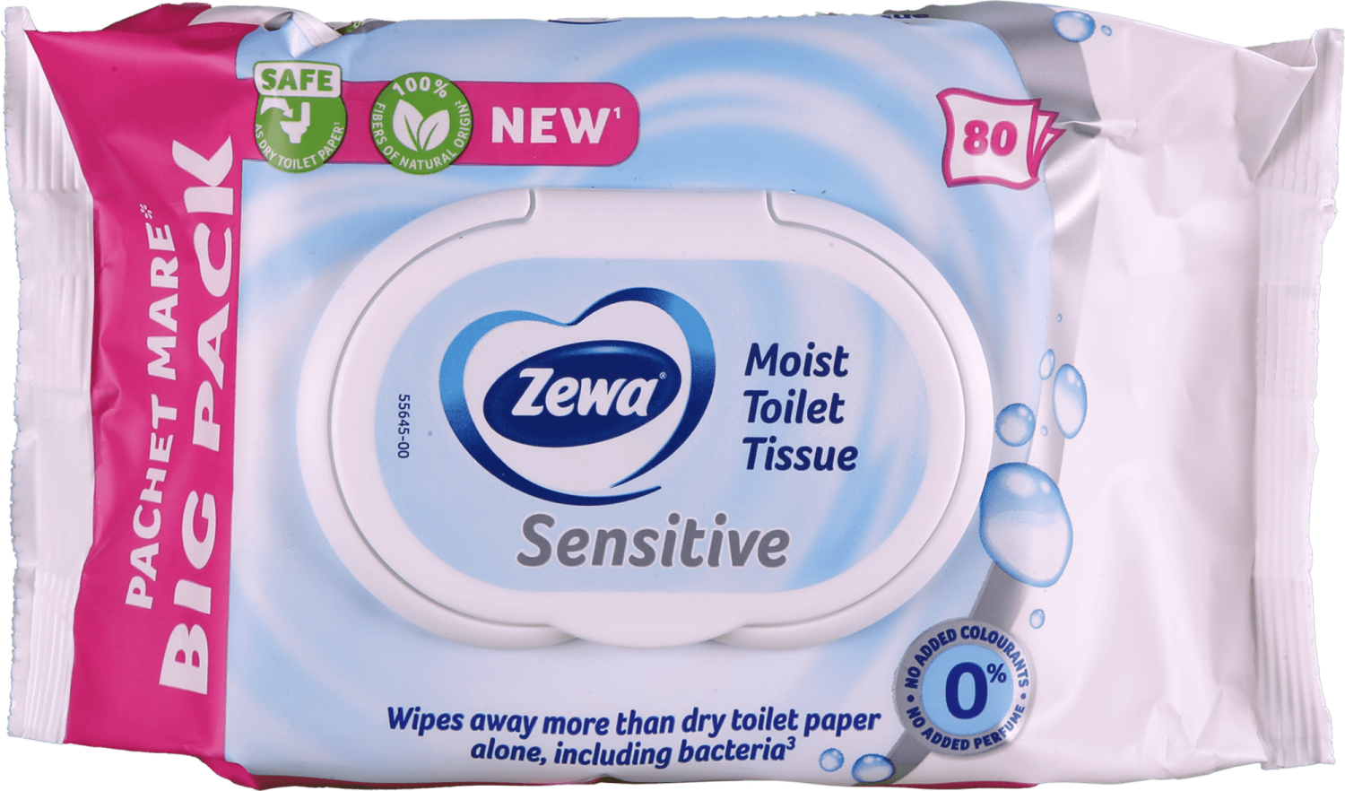 Vlažni toalet papir ZEWA sensitive 80kom-slika