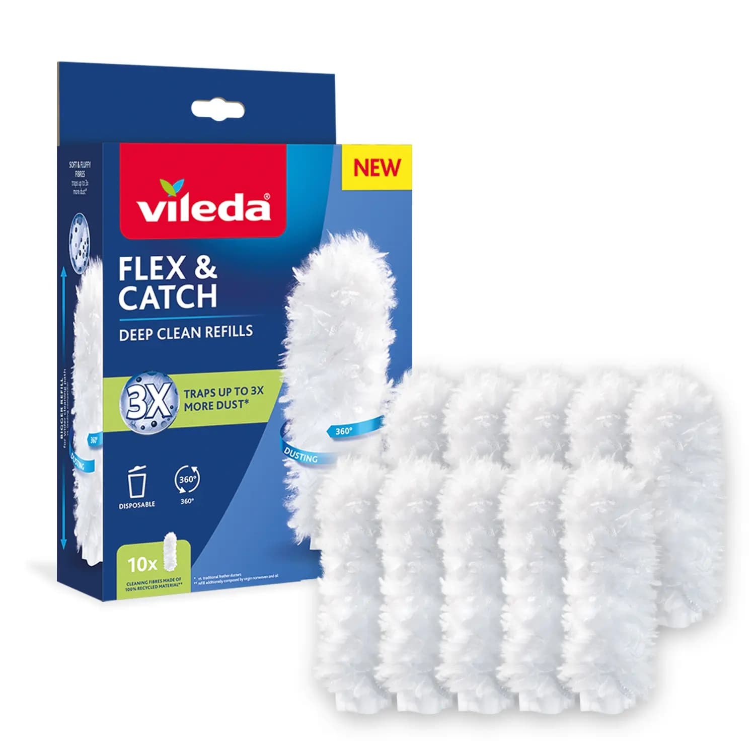 VILEDA Flex and catch zamenska glava za praško 10kom-slika