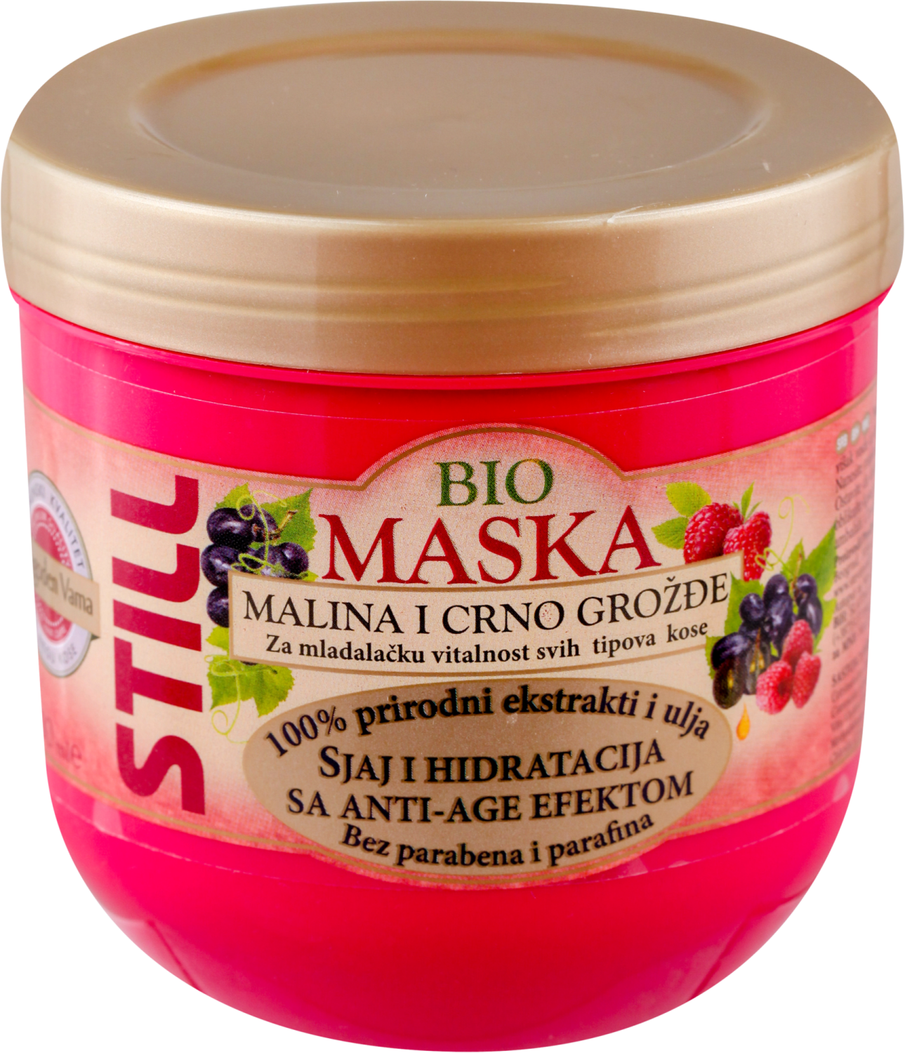 STILL BIO MASKA MALINA I CRNO GROŽĐE 500ML-slika