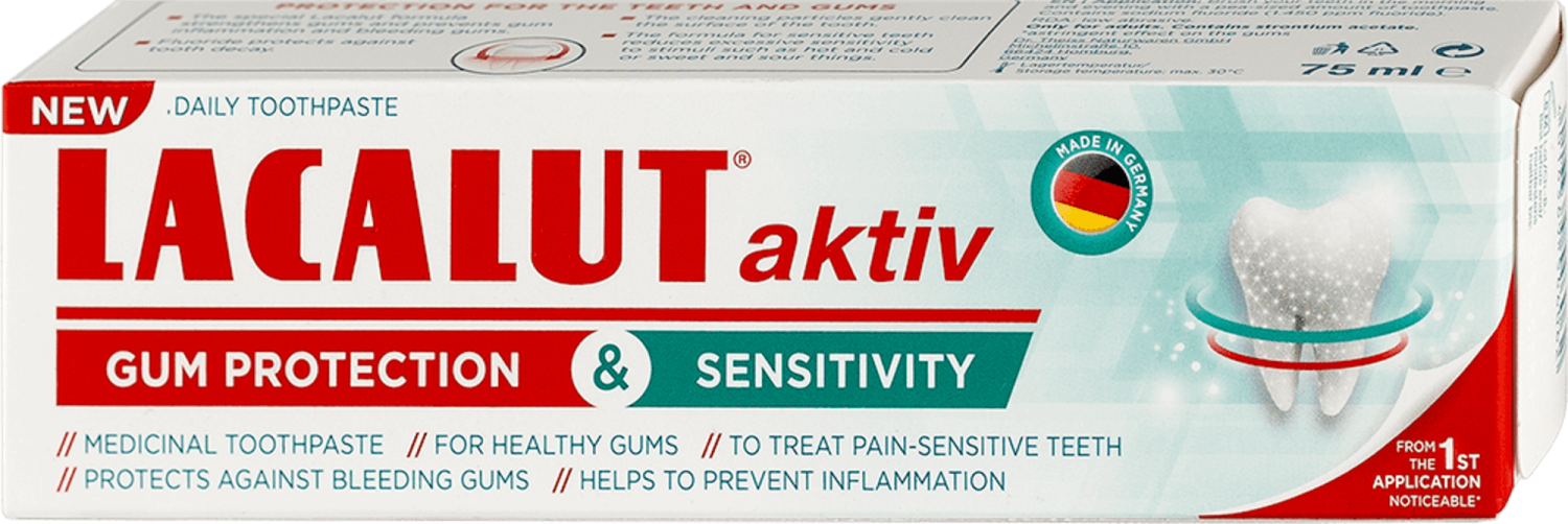 ZP AKTIV&SENZITIV 75ML LACALUT-slika