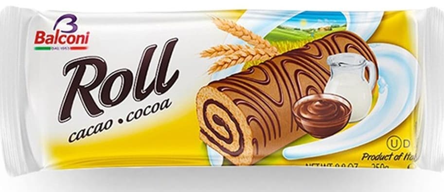 333325 Balconi Roll rolat kakao krem 250g-slika