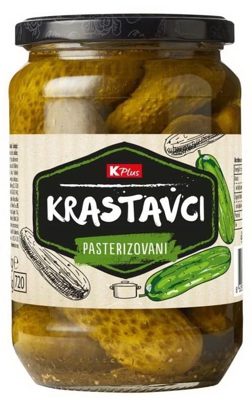 Krastavci K PLUS 670g-slika