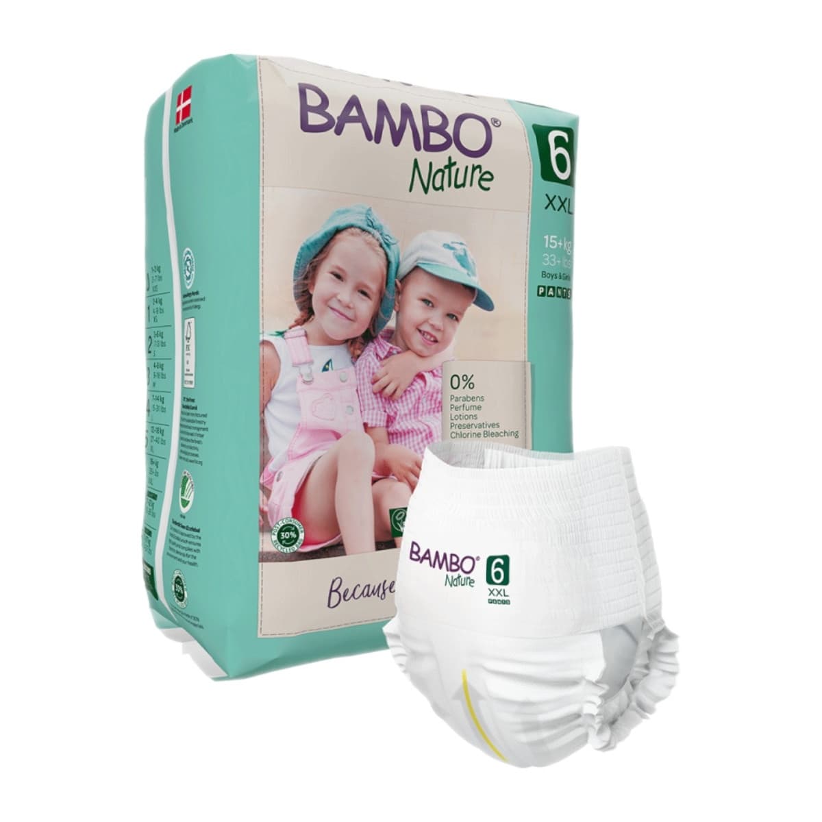 BAMBO PELENE GACICE NATURE 6, 18+KG, 18KOM-slika