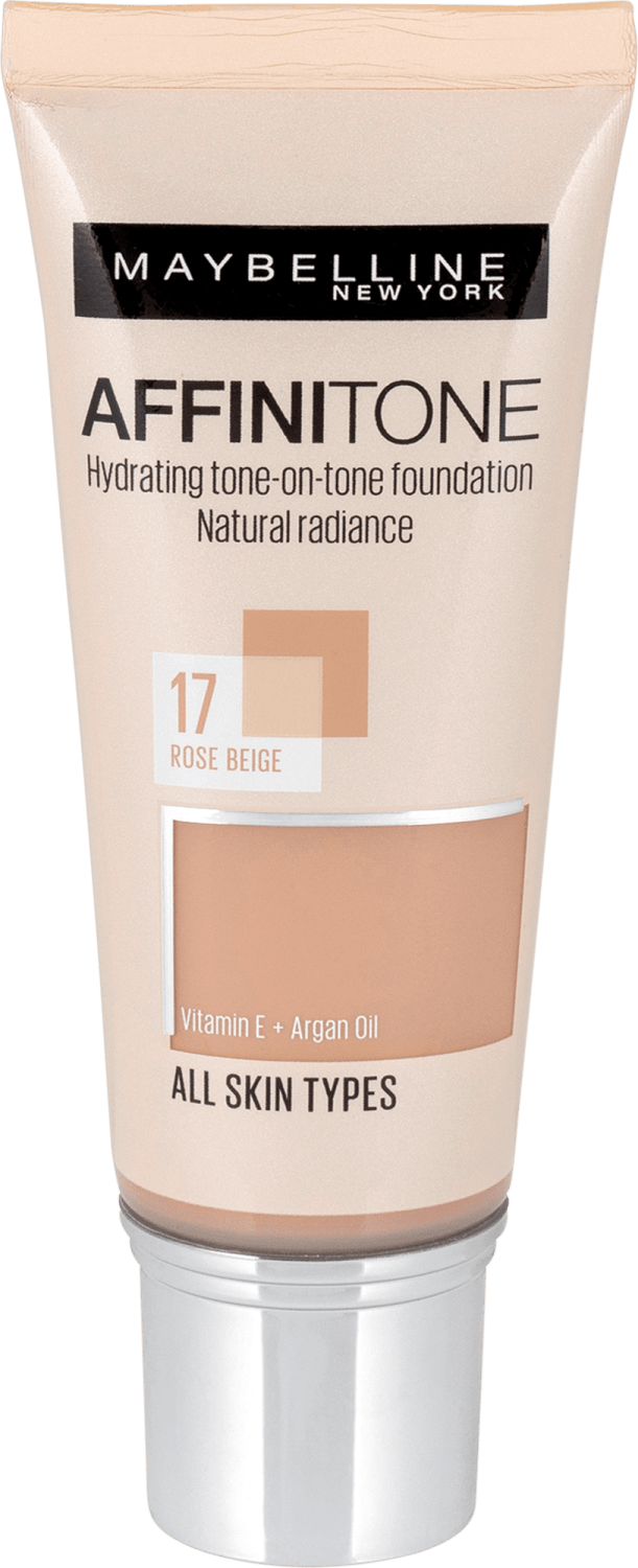 MAYBELLINE Affinitone tečni puder 17 rose beige 30ml-slika