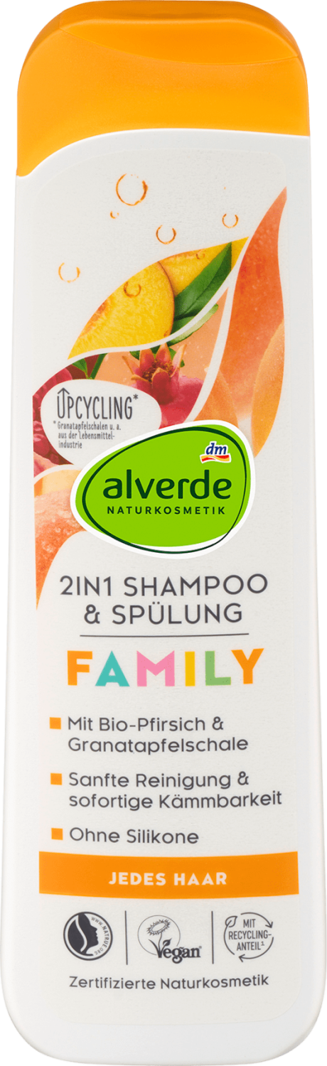Šampon i balzam za kosu ALVERDE Family 2u1 300ml-slika
