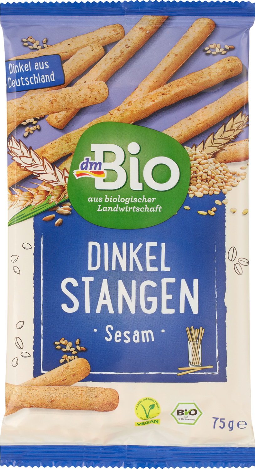 Štapići DM BIO od spelte sa susamom 75g-slika