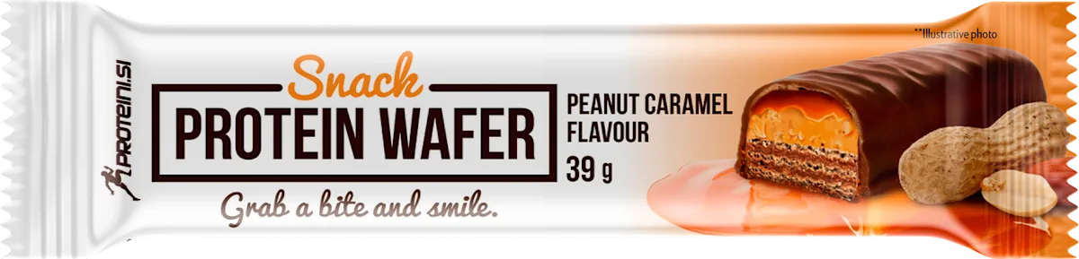 PROTEIN WAFER PEANUT CARAMEL PROTEINI SI 39G-slika