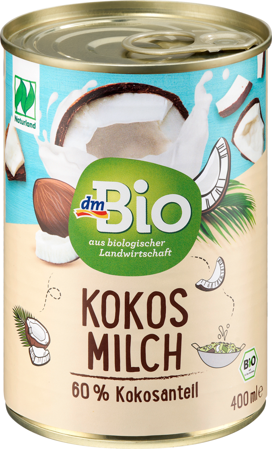 DM BIO kokosovo mleko od ceđenog jezgra kokosa 400ml-slika