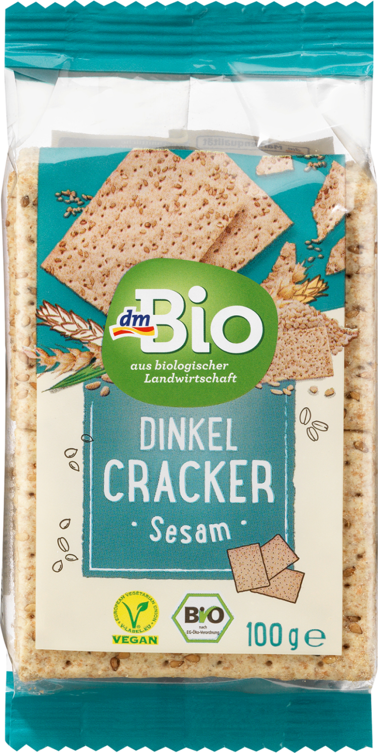 Krekeri DM BIO integralni od spelte i susama 100g-slika