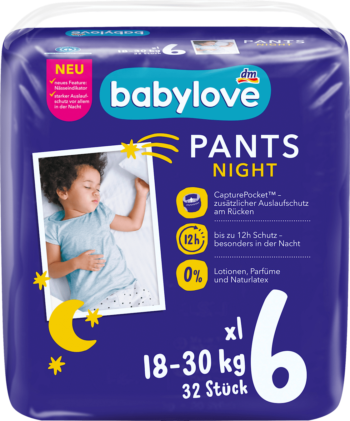 BABYLOVE noćne pelene pants 6 XL 32kom-slika