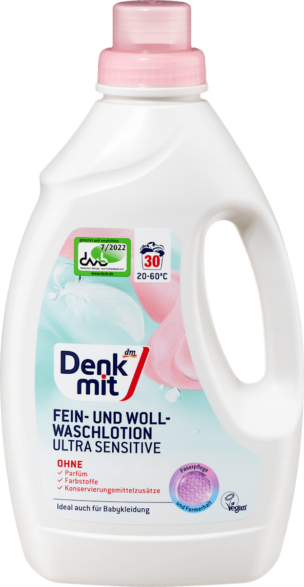 DENKMIT Ultra sensitive tečni deterdžent za vunu 30 pranja-slika