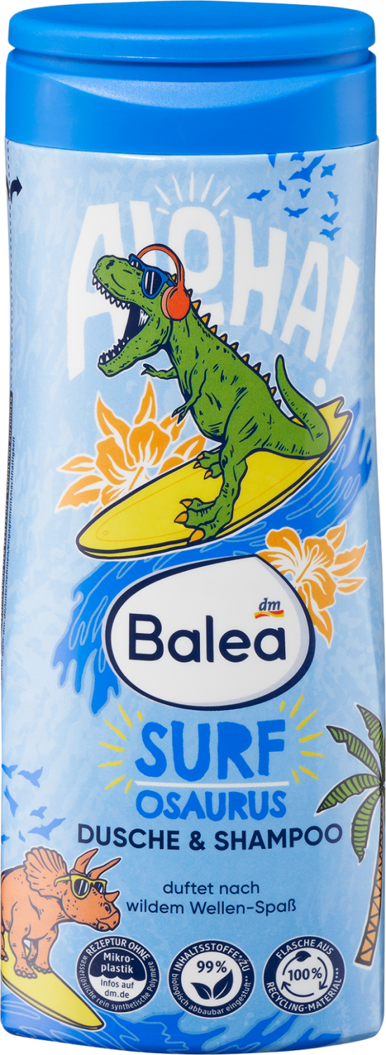 Kupka i šampon BALEA Surfosaurus 300ml-slika