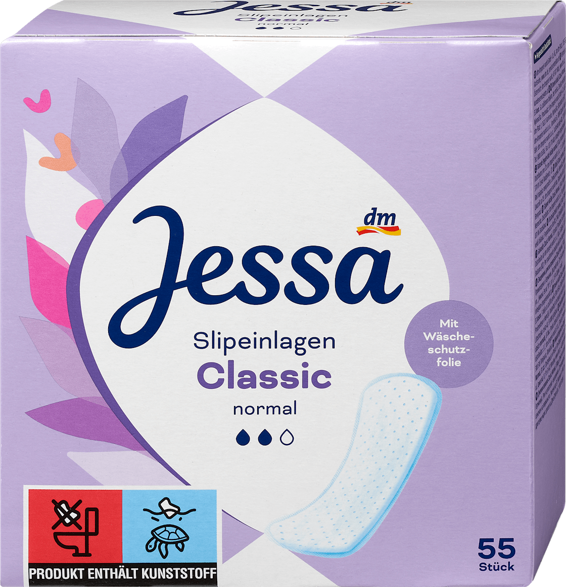 JESSA Classic dnevni ulošci sa zaštitnom folijom normal 55kom-slika