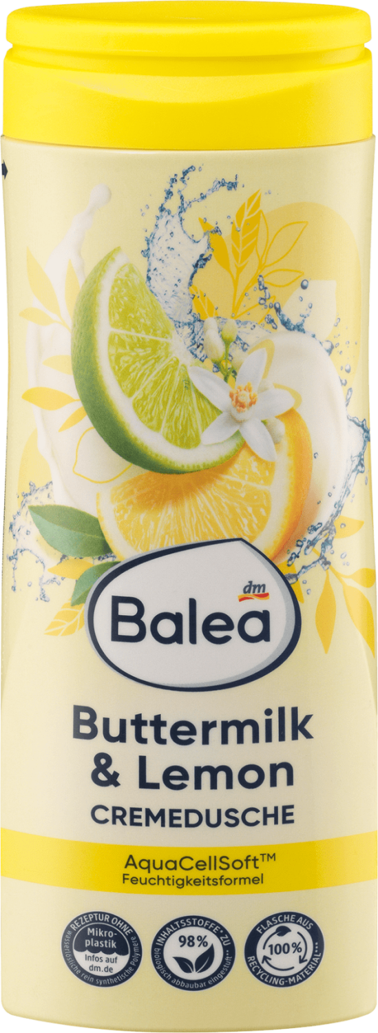 Kremasti gel za tuširanje BALEA puter mleko i limun 300ml-slika