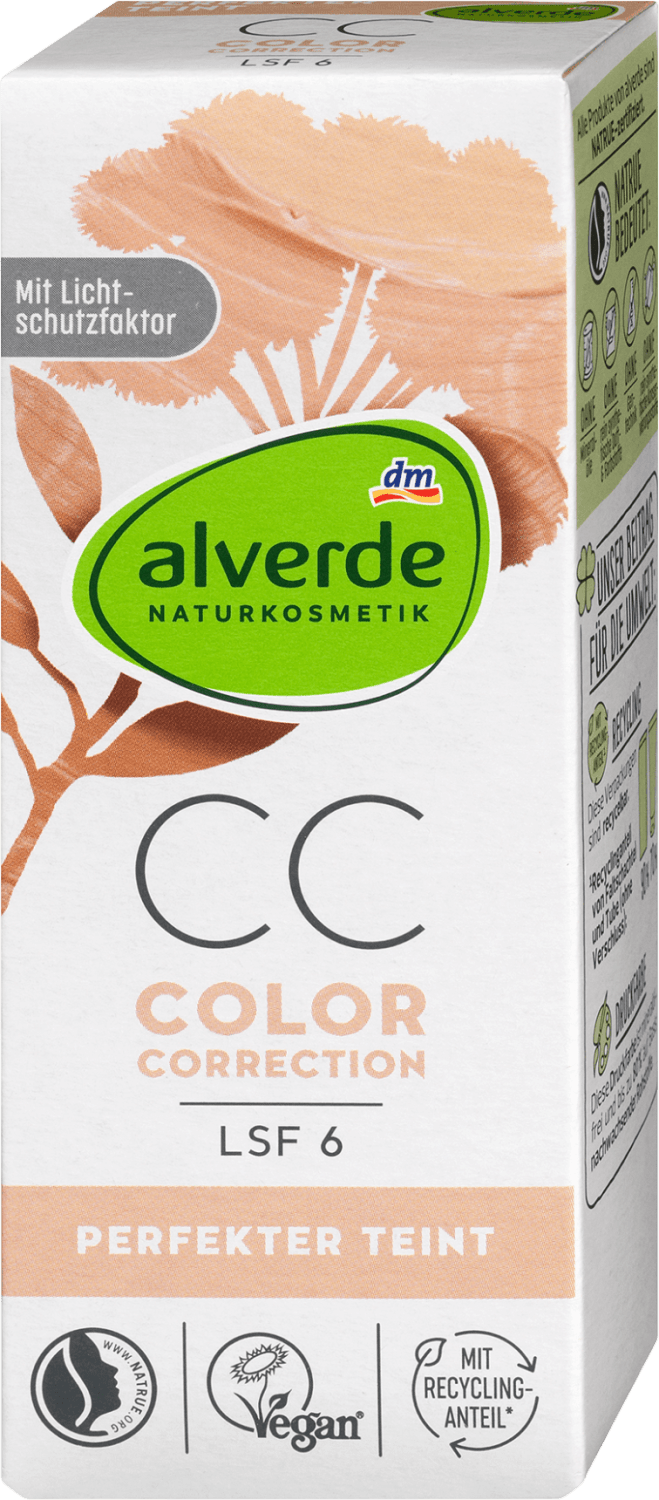 ALVERDE Color correction CC krema za lice SPF6 50ml-slika