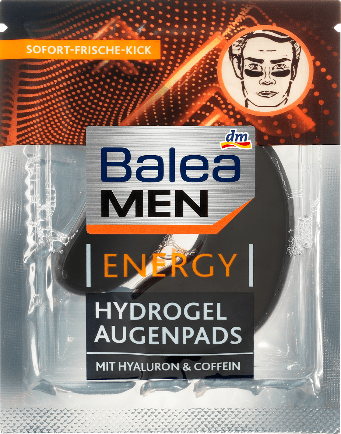 BALEA MEN Enrgy hydrogel jastučići za područje oko očiju 2kom-slika