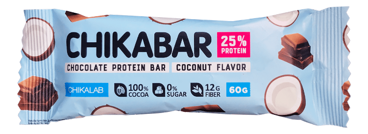 Proteinski bar CHIKALAB Chikabar kokos 60g-slika