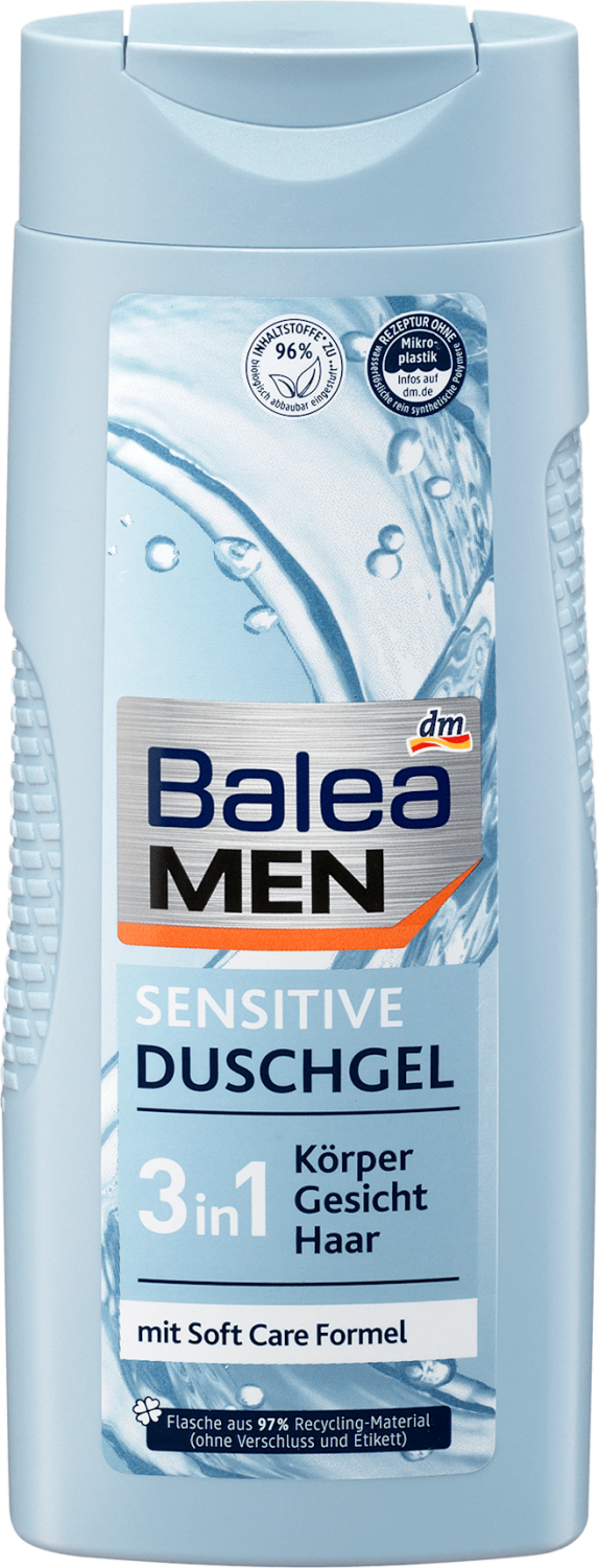 Gel za tuširanje BALEA MEN Sensitive 3u1 300ml-slika