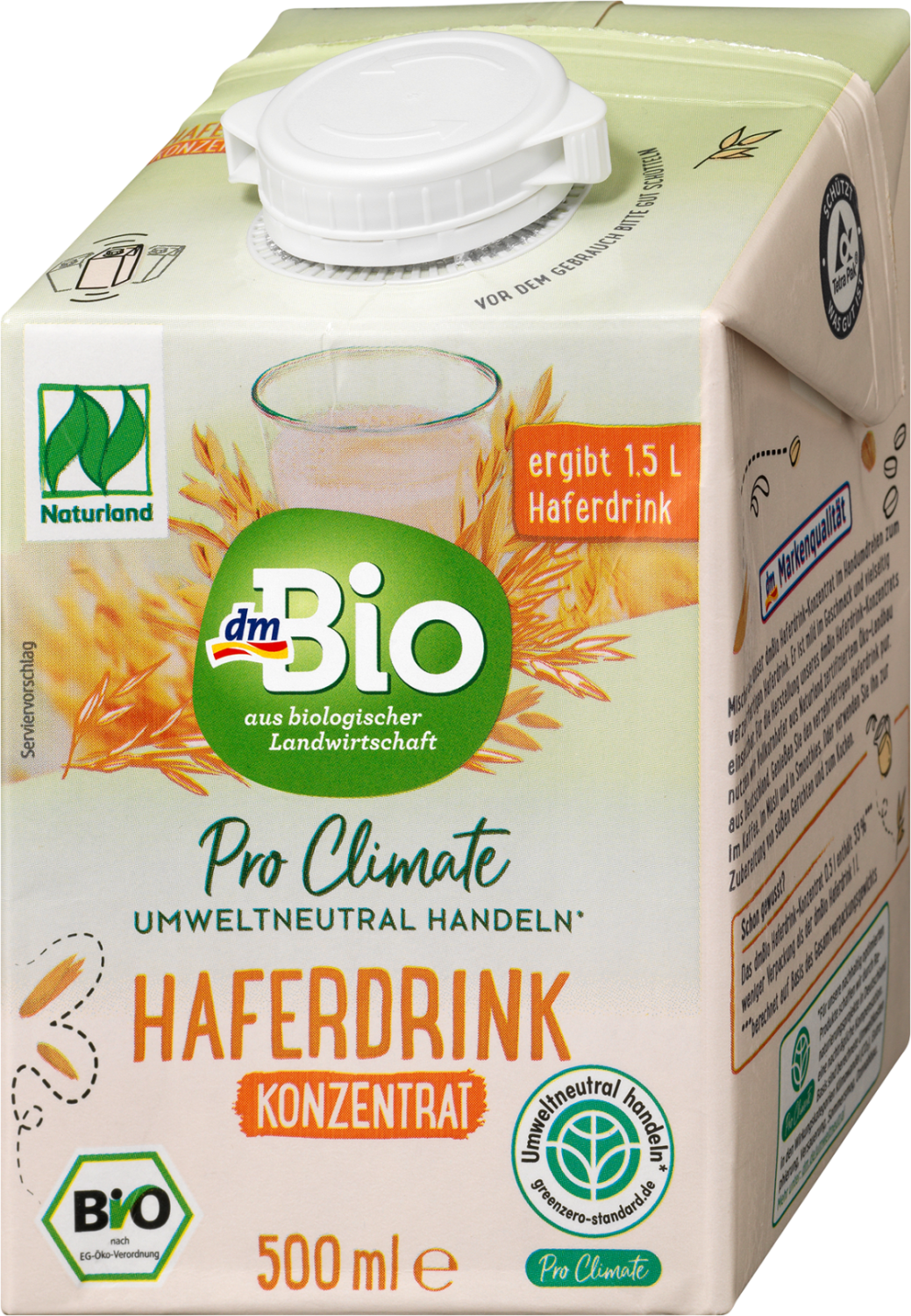 DM BIO Pro climate koncentrisani napitak od ovsa 500ml-slika