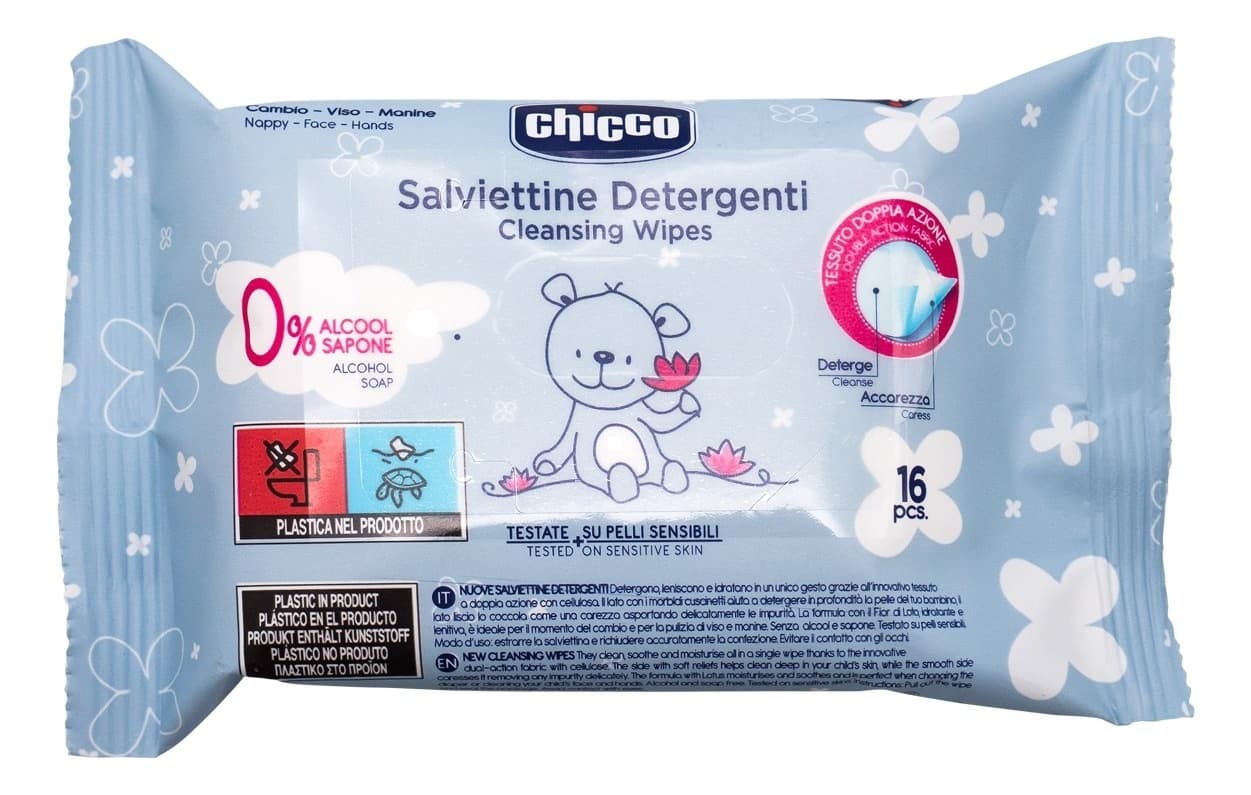 Vlažne maramice CHICCO wipes 16kom-slika