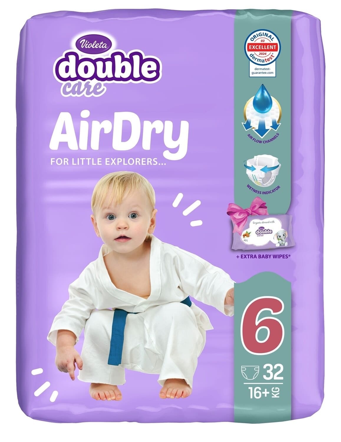 VIOLETA pelene Air dry junior 6 32kom-slika