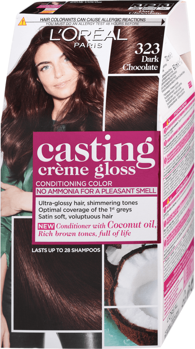 L'OREAL Casting farba za kosu 323 dark chocolate-slika