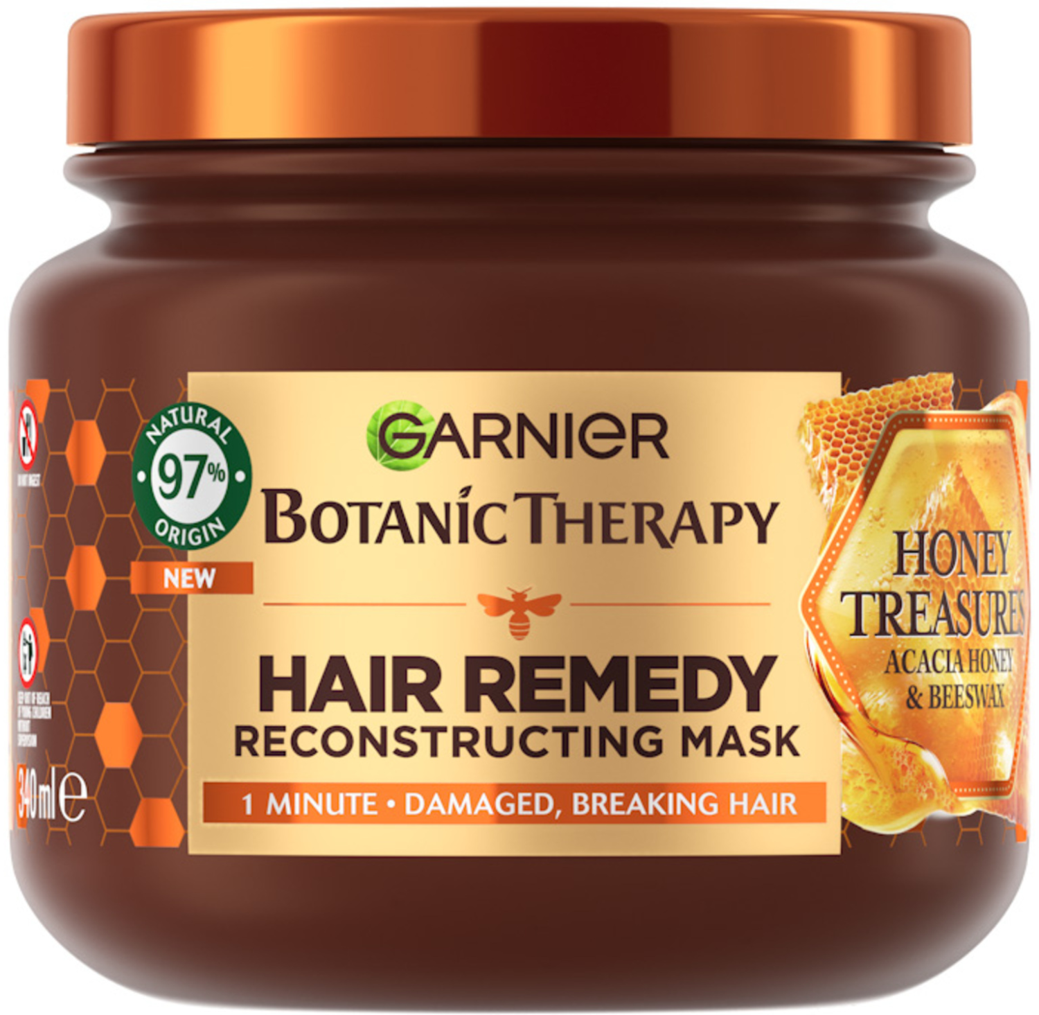 GARNIER Botanic therapy Hair remedy Honey treasures maska za kosu 340ml-slika