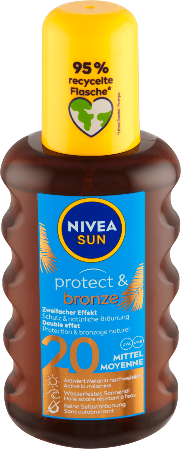 Ulje za sunčanje NIVEA Sun protect & bronze oil SPF20 200ml-slika