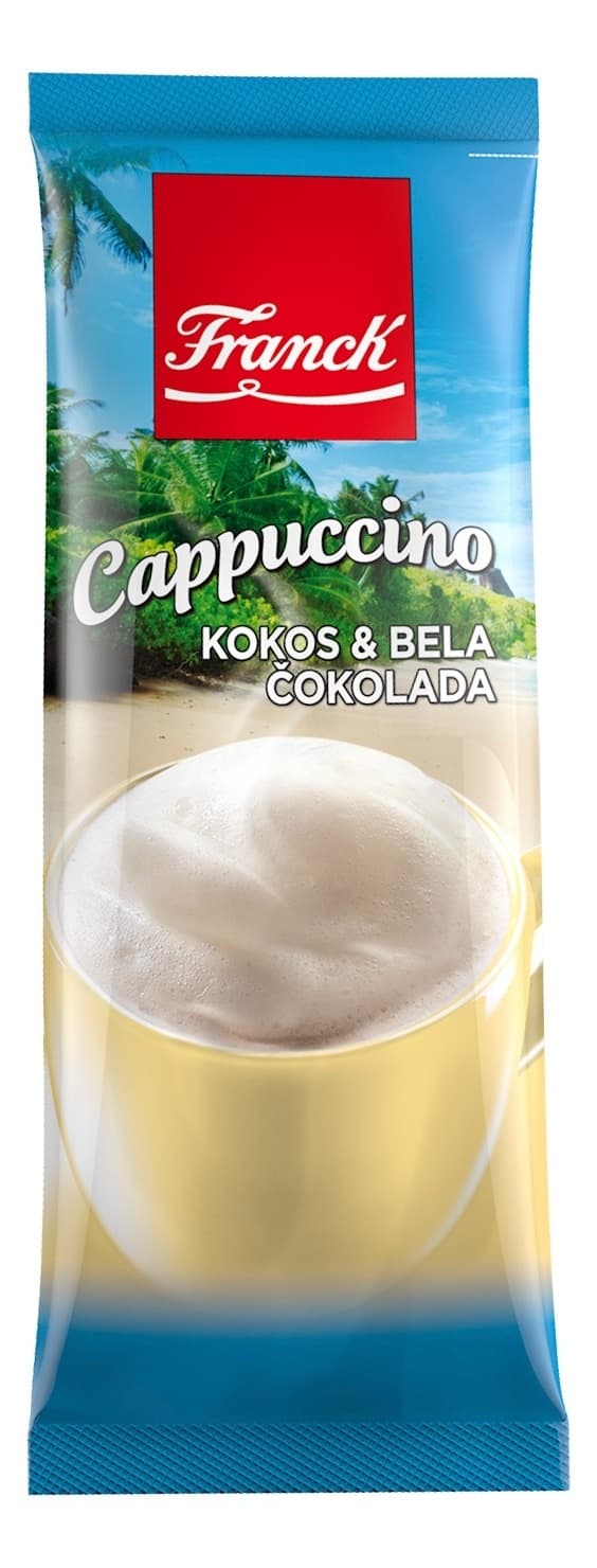 Intant kafa FRANCK Cappuccino kokos bela čokolada 18,5g-slika