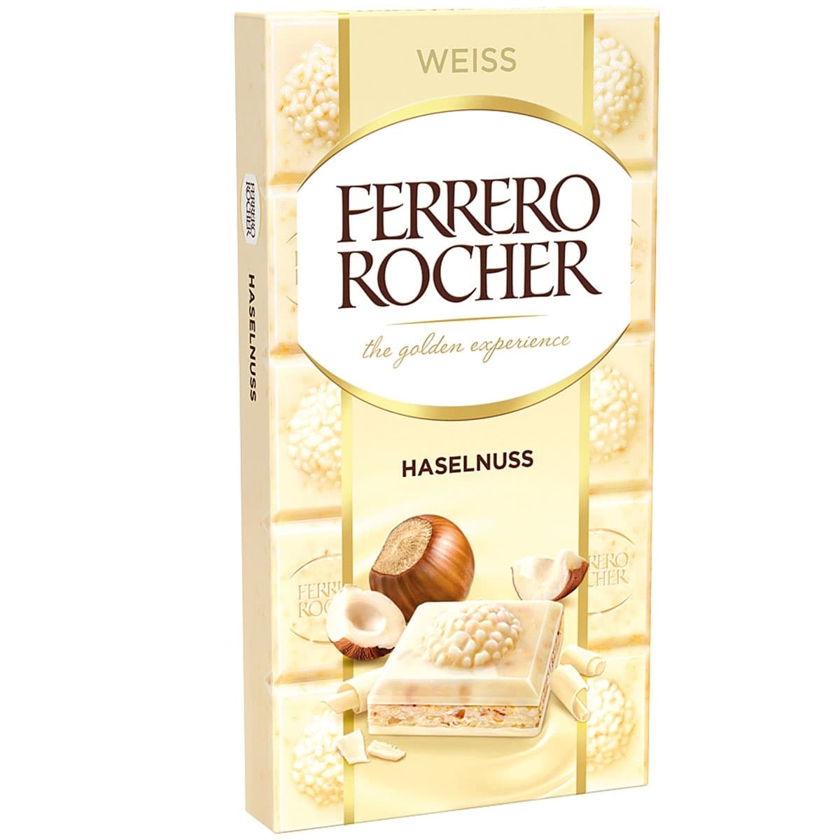 Čokolada FERRERO ROCHER bela lešnik 90g-slika