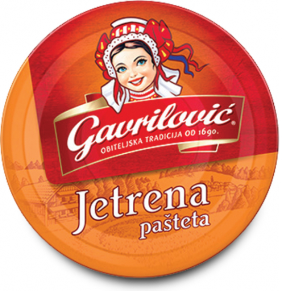 Pašteta GAVRILOVIĆ jetrena 100g-slika