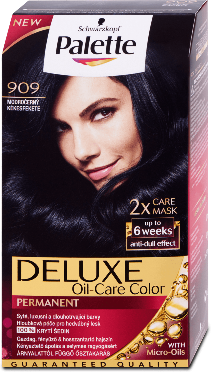 PALETTE Deluxe farba za kosu 909 blue black-slika