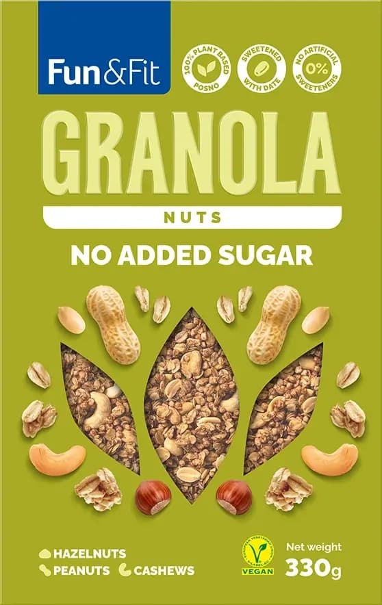 Musli Granola kik./jez voce 330g-slika