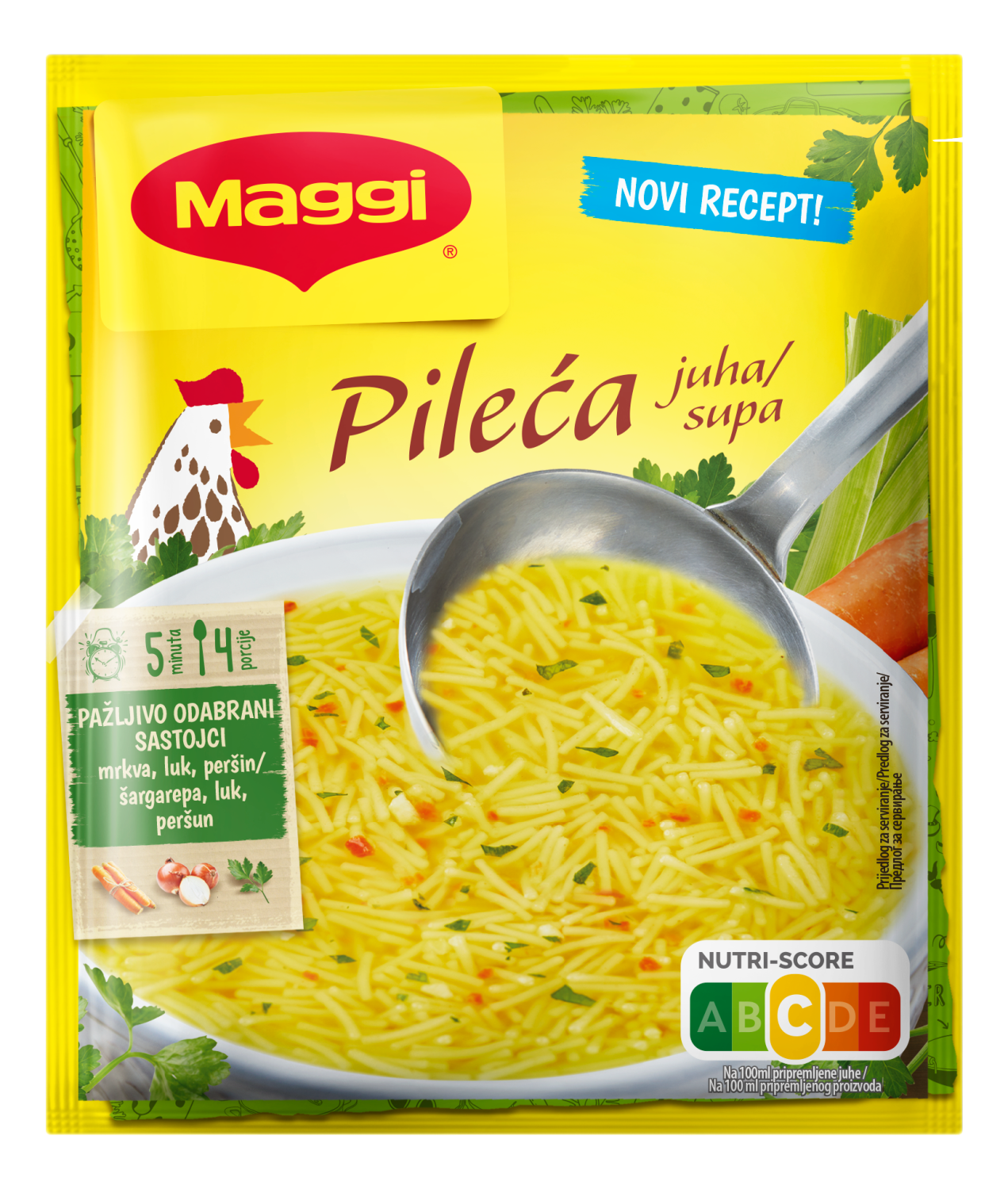 Supa MAGGI pileća sa rezancima 50g-slika