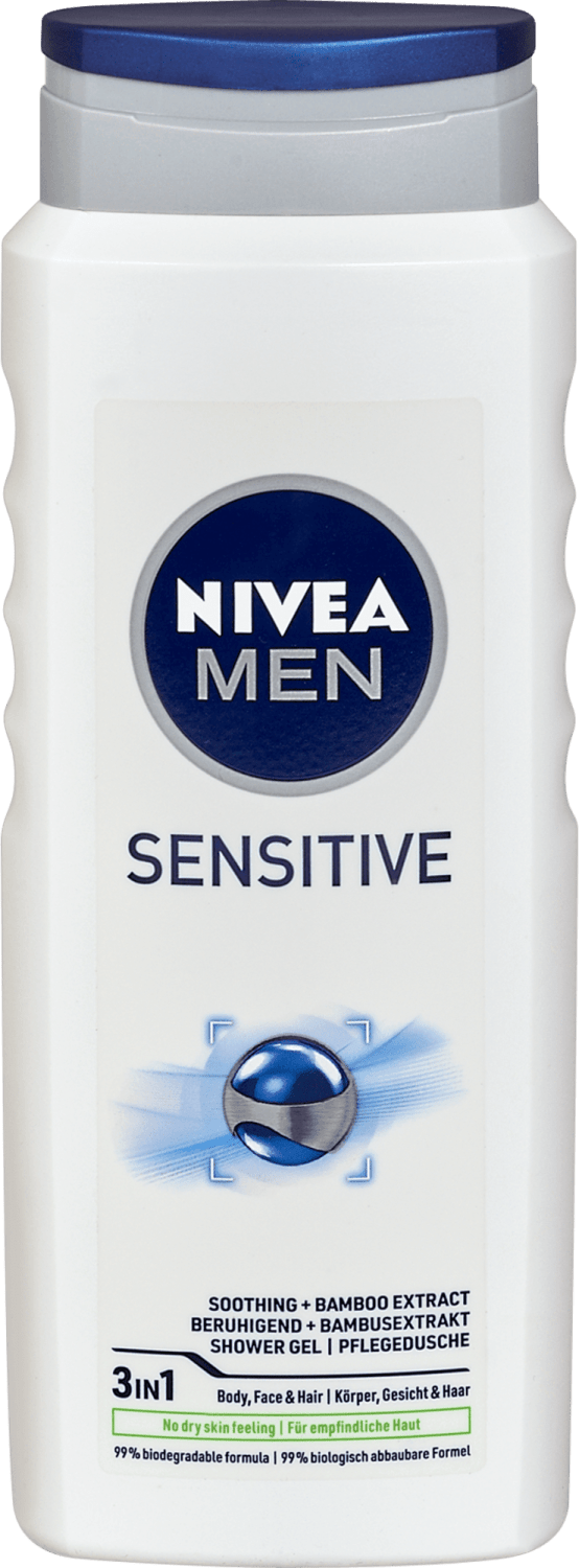 Gel za tus. Nivea Men Sensitive 500ml-slika