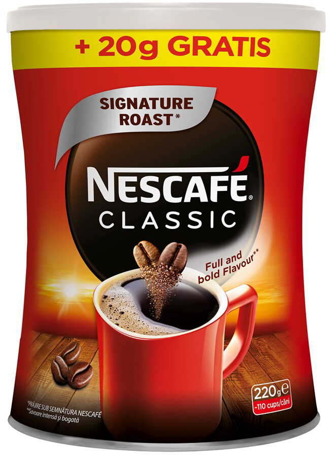 Instant kafa NESCAFE classic 200g + 20g gratis-slika