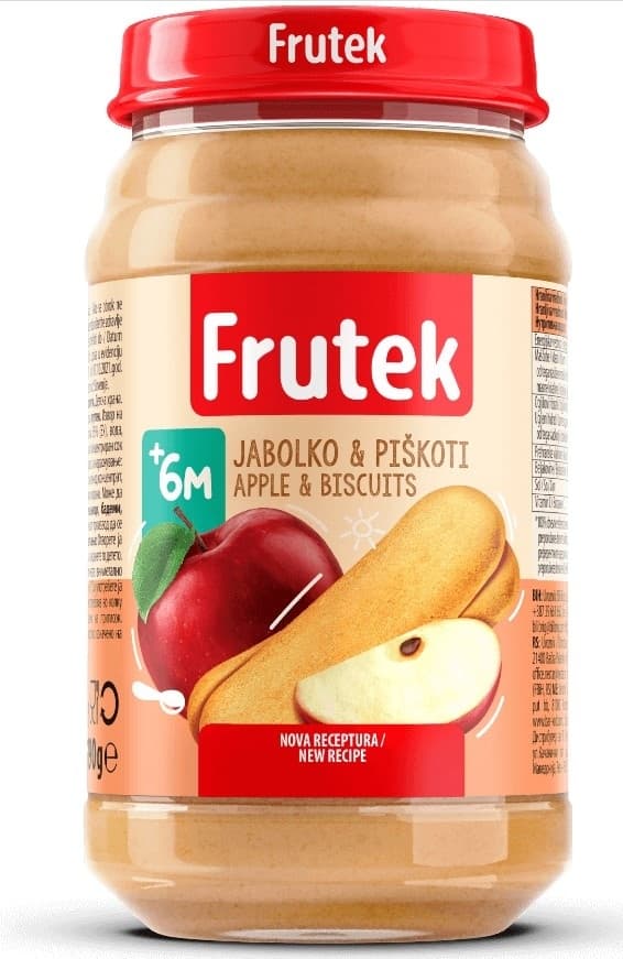 FRUTEK kašica jabuka keks 190g-slika