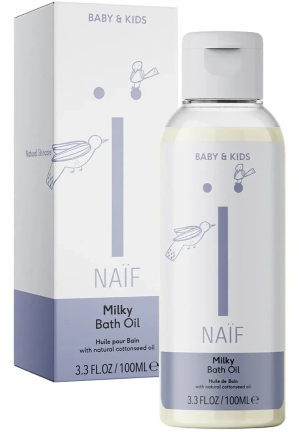Mlečno ulje za kupanje NAIF 100ml-slika