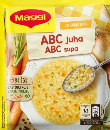 Supa MAGGI alfabet 44g-slika