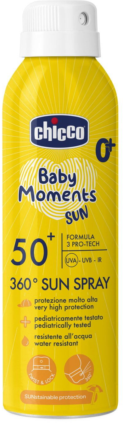 Sprej za sunčanje CHICCO 360 SPF50+ 150ml-slika