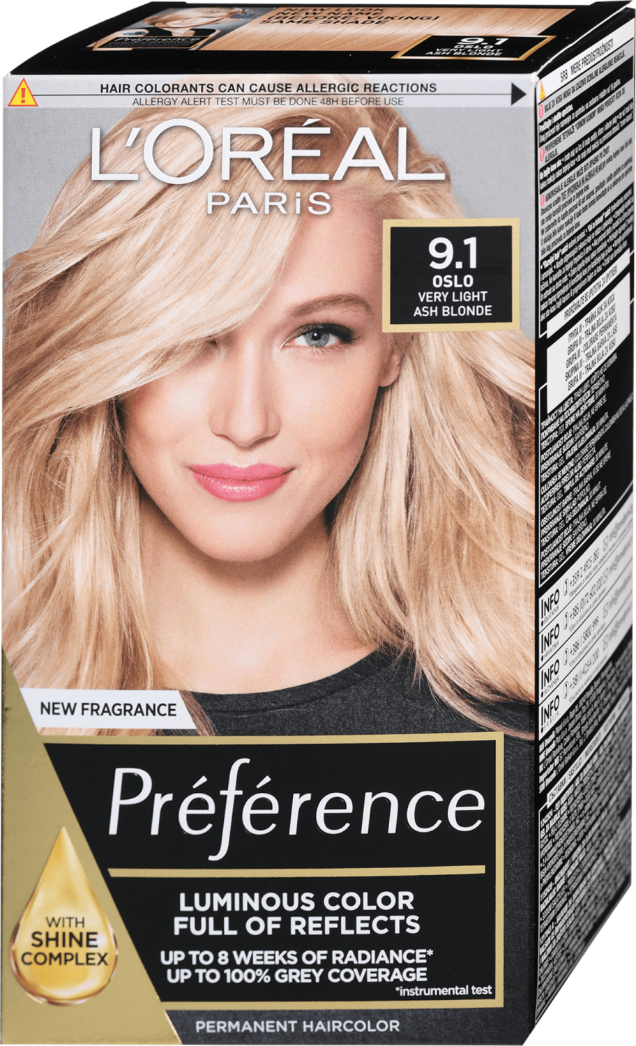L'OREAL Preference farba za kosu 9.1 very light ash blonde-slika