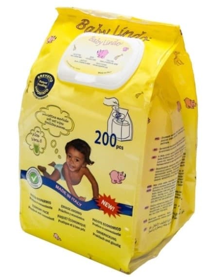 Vlažne maramice BABY LINDO aloe vera 200kom-slika