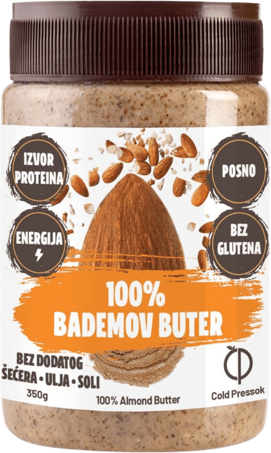 Bademov puter COLD PRESSOK 100% 350g-slika