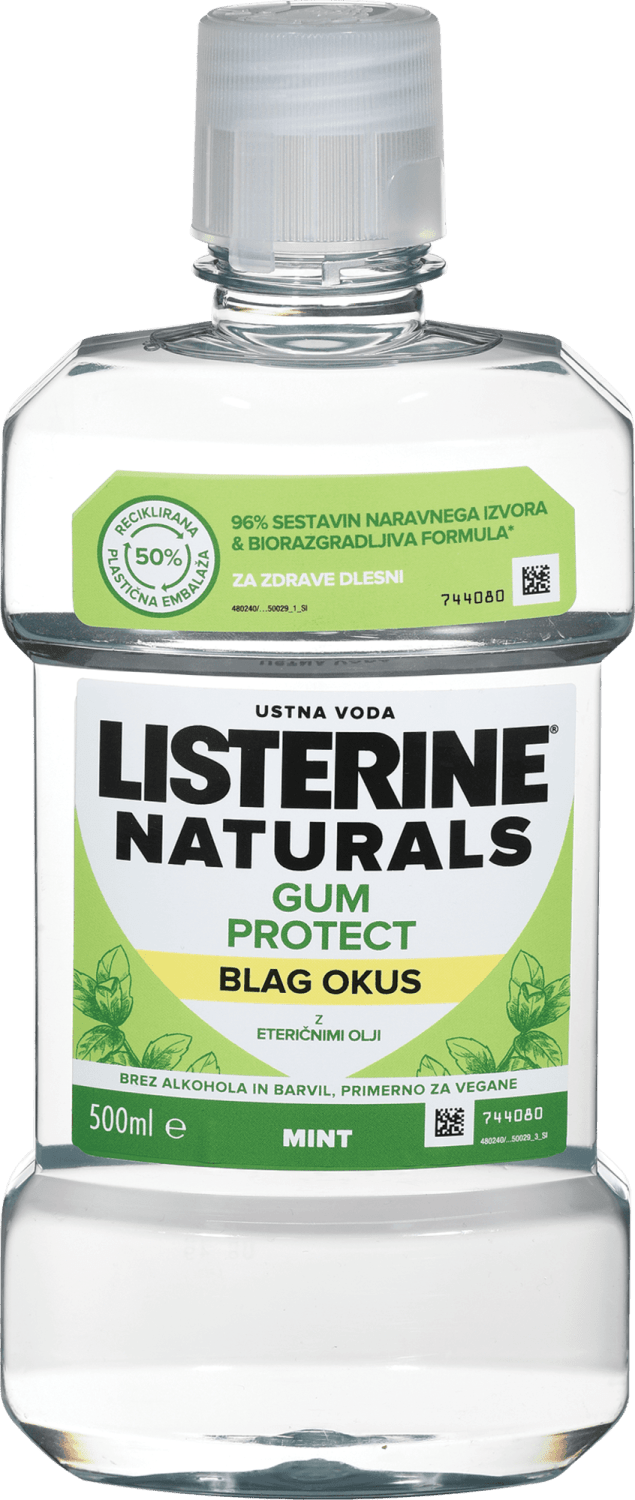 SREDSTVO ZA USTA LISTERINE NATURAL GUM 500ml-slika
