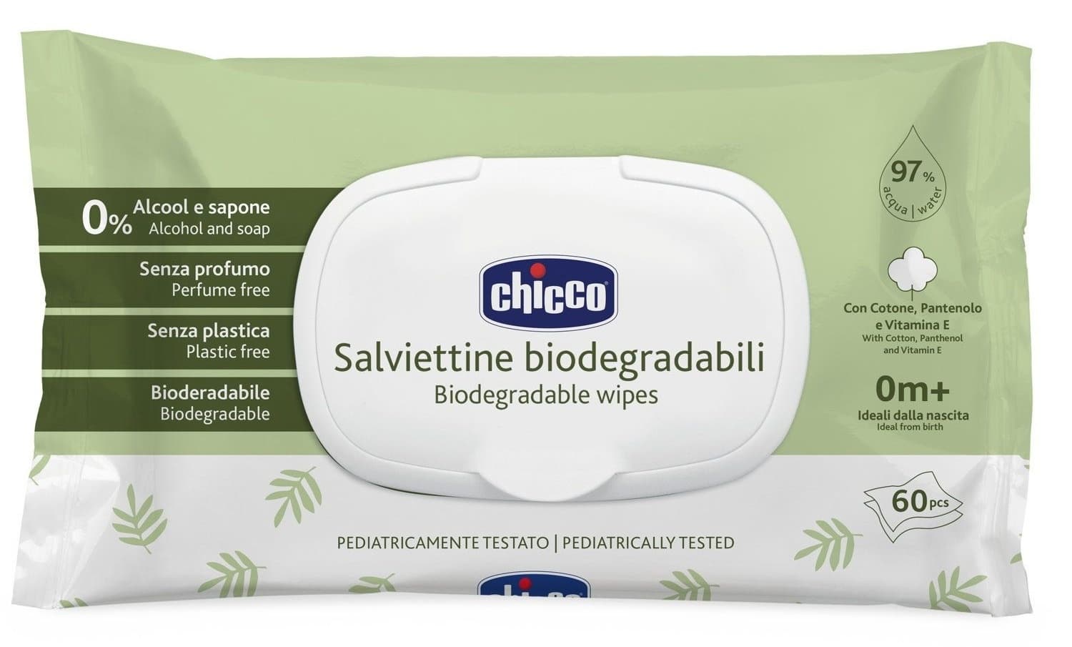 Vlažne maramice CHICCO biorazgradive 60kom-slika