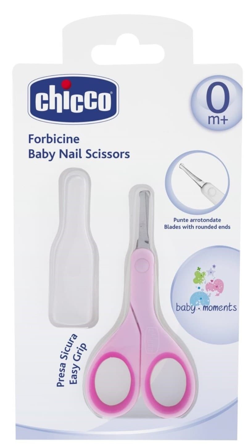CHICCO makazice za nokte roze-slika