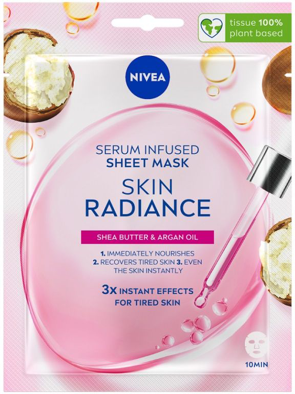 NIVEA maska za lice skin radiance 1kom-slika