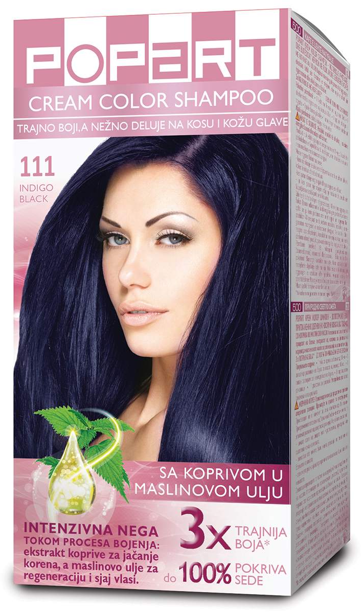 STILL Popart kolor šampon 111 indigo crna-slika